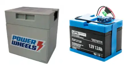 Different power wheels and peg perego batteries