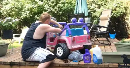 How to Restore Power Wheels Plastic with Spray Paint