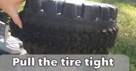 How to Put Rubber Tires on Power Wheels