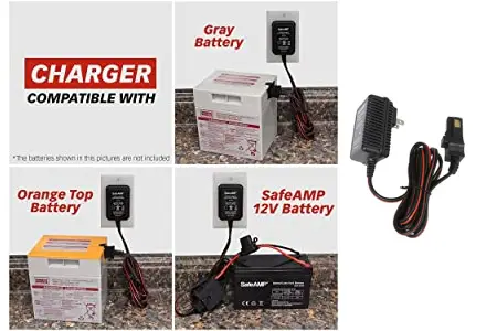 SafeAMP 12v Battery Charger for Power Wheels