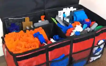 How to Store Hot Wheels Tracks in A Trunk Organizer