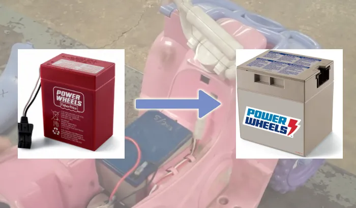 Can you use a 12v battery in 6v power wheels