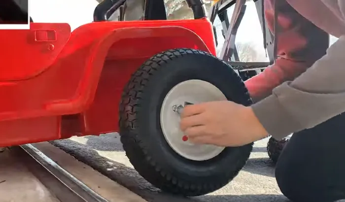 can you put rubber tires on power wheels