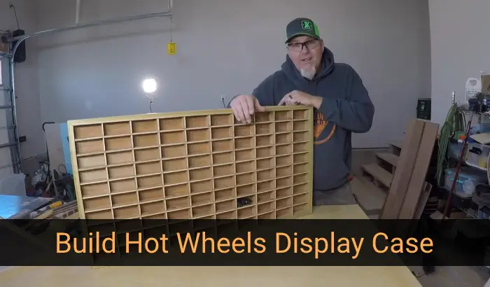 how to build a hot wheels display case