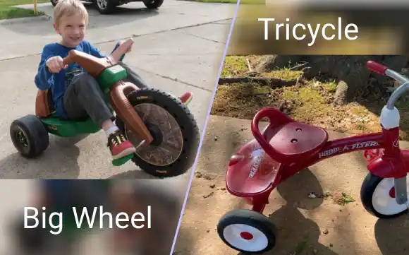 Big Wheel Vs Tricycle- Key Differences