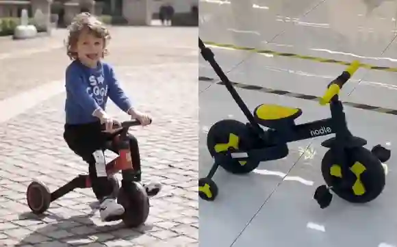 Can a balance bike be used as a tricycle